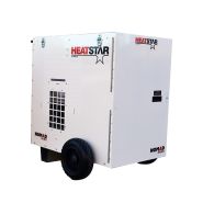 F109110 Heatstar HS190TC Nomad Forced Air Box Heater 190,000BTU or 125,000BTU settings dual fuel NG or Propane 115V/5.5 AMPS 1600CFM a