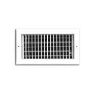 210HO 10X6 WHT Truaire 10x6 Ceiling Or Sidewall Supply Grille W/ OBD WHT