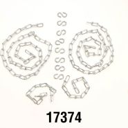 17374 Hanging Chain Kit for Overhead High Intensity Heaters  includes : 2 x 4' chains, 2 X 1' chains, 8ea S-hooks
