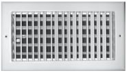 210HO 10X10 WHT Truaire 10x10 Ceiling Or Sidewall Supply Grille W/ OBD WHT