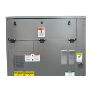 RGECZR036ACT10BAADA0 Rheem Package Rooftop -3Ton 100MBH 208/230/3 SS H/E 2Stage Heat CTECM STD Static Hinged Access Hail Guard