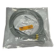 30230 Durodyne Dynatite Looped Hanging Wire Cable (10) Loops 3/32 x 15' for use w/ CL12 WC3 Cable Locks LC15WC3