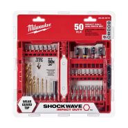 48-32-4013 Milwaukee Shockwave 50pc Impact Drill & Drive Set