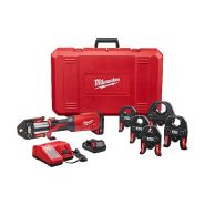 2922-22 Milwaukee M18 Force Logic Press Tool w/ One-Key w/ 1/2" Thru 2" CTS Jaws - Includes Charger,2 Batteries and Case
