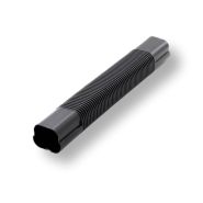SF-100-800-K Slimduct Flexible Elbow 4" x 2-3/4" x 31-1/2" Black 85049