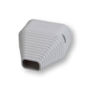 SEN-140-W Slimduct End Fitting White 140 86207