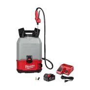 2820-21CS Milwaukee M18 SWITCH TANK 4-Gallon Backpack Concrete Sprayer Kit Includes: (1)M18 SWITCH TANK Powered Base (2820-20) (1)SWITCH TANK? 4- Gallon Concrete Sprayer Tank Assembly(49-16-28CS) (1)M18 REDLITHIUM XC Extended Capacity Battery(48-11-1